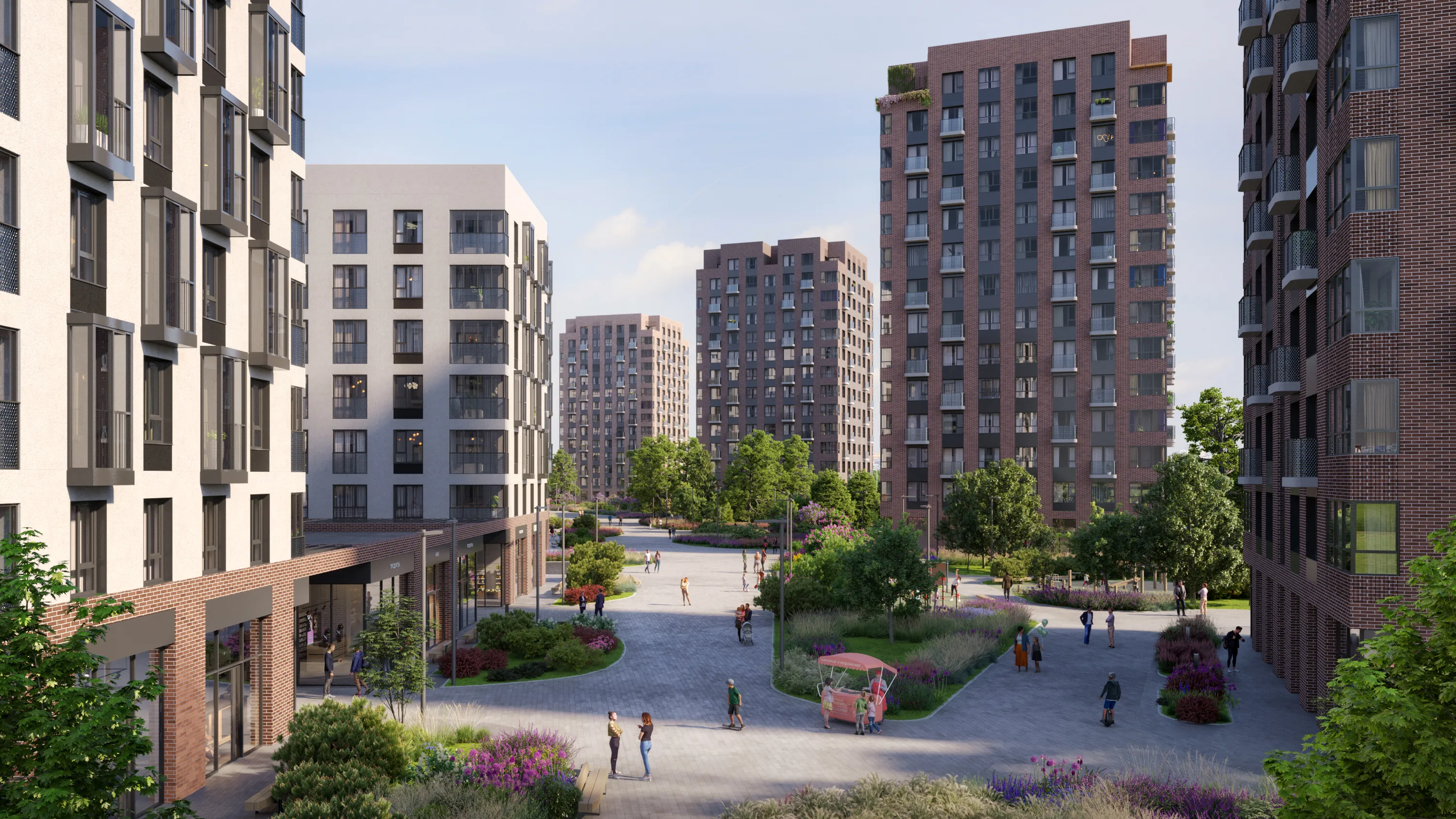 Компания «РОСТ» в Новых Ватутинках реализуют современный подход к идее города-сада