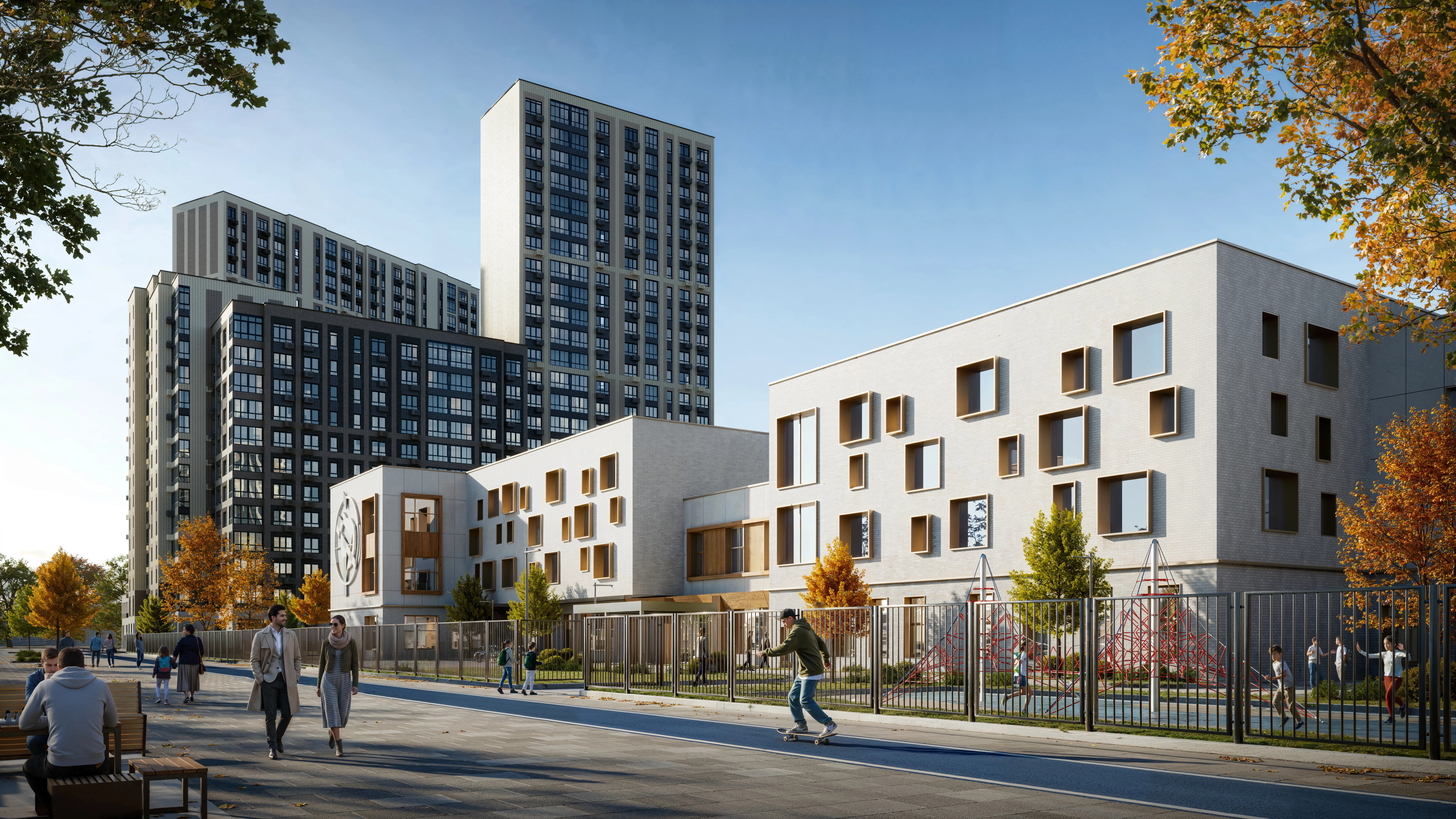 В Коммунарке начали строительство образовательного комплекса на 675 мест