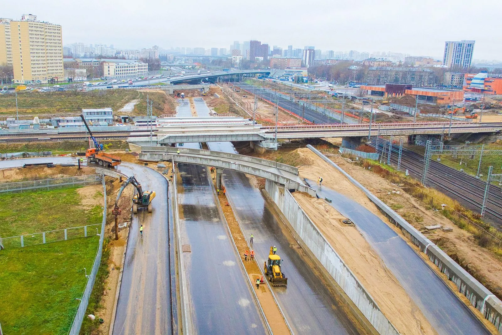 В Москве строят прямую связку между МСД и улицей Академика Королева