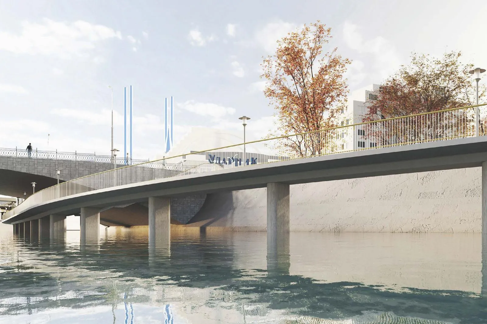 В центре Москвы построят еще один пешеходный мост