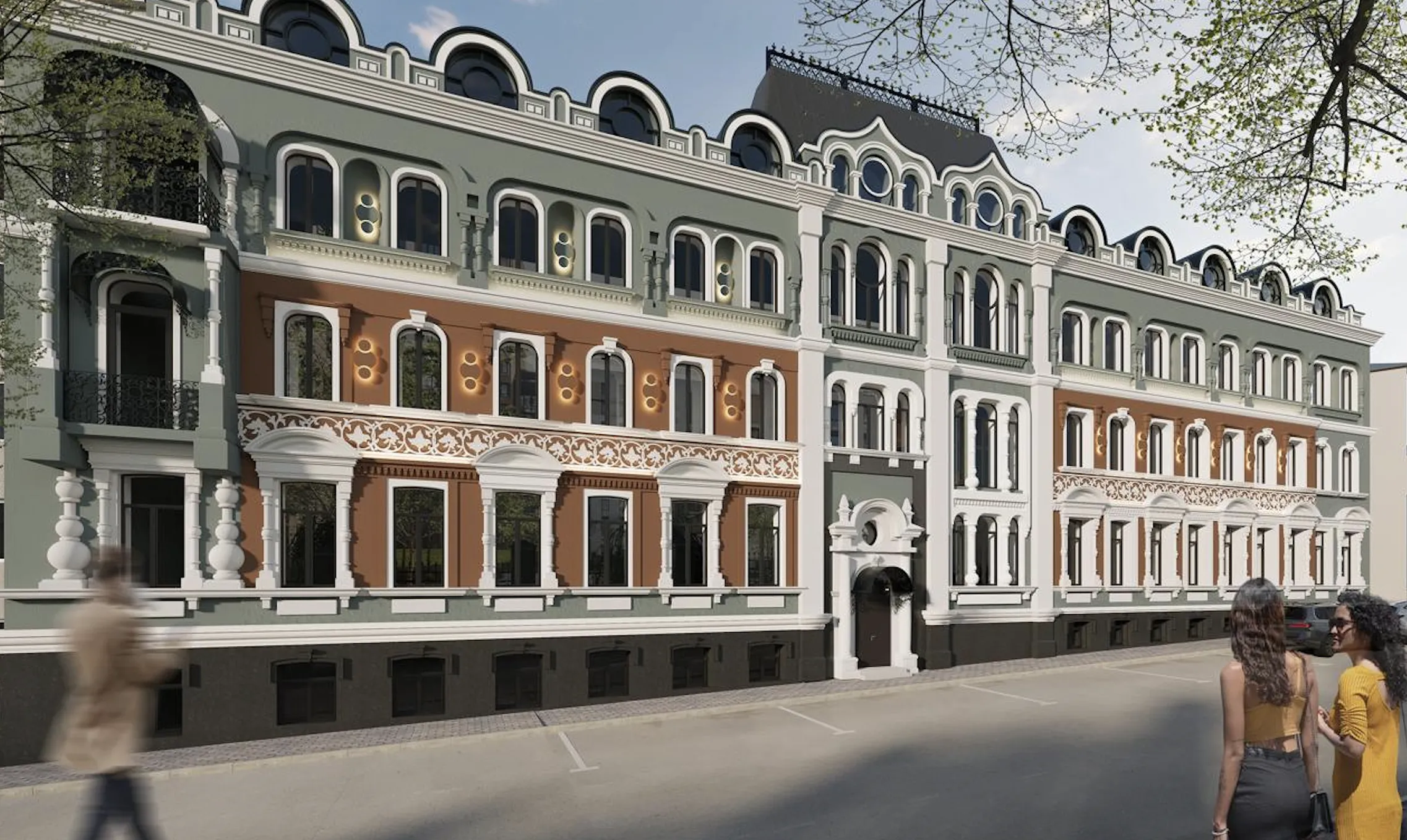 West Wind Group представила концепцию нового бизнес-центра в неорусском стиле 