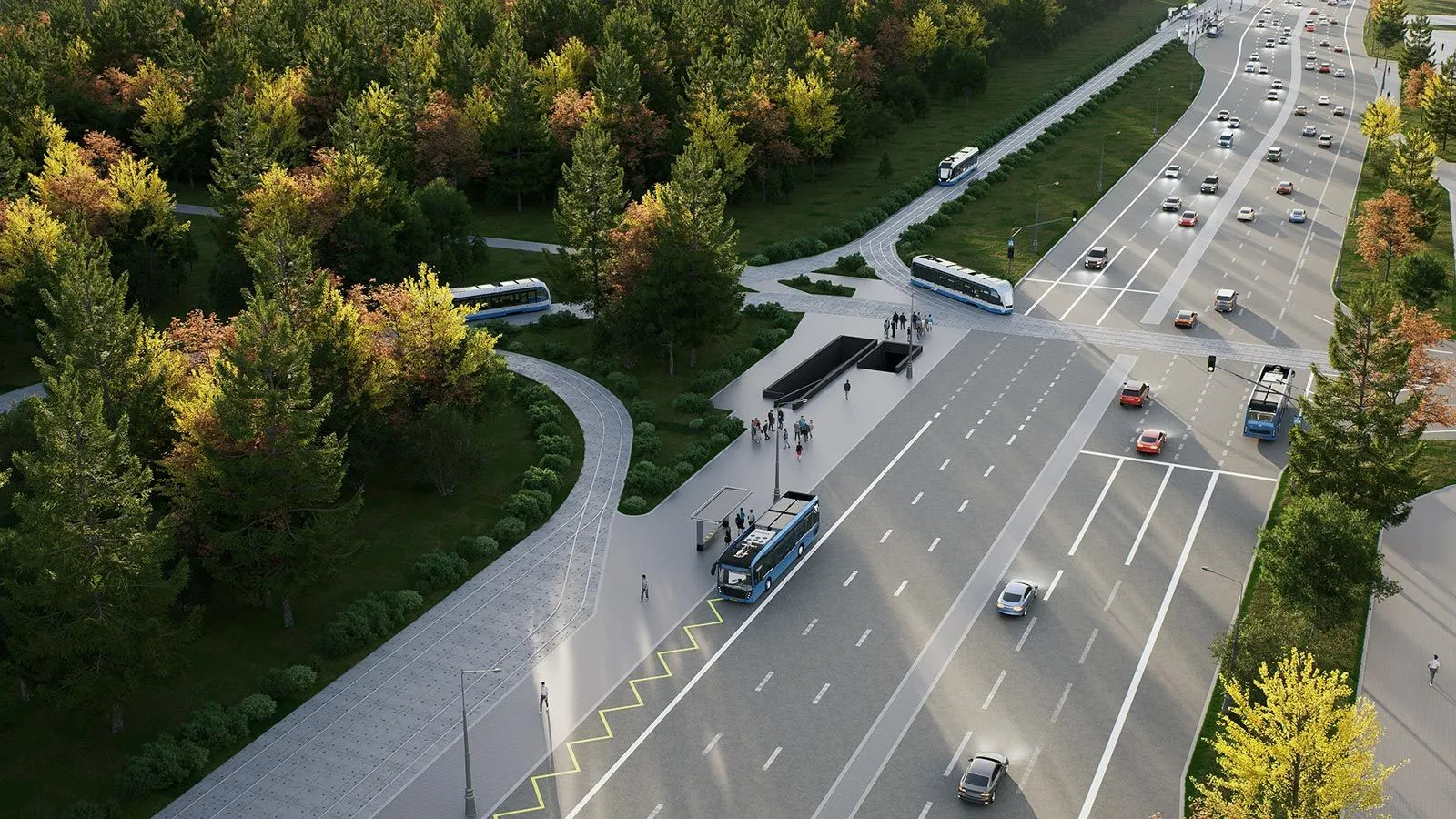 В столице запустят новую линию трамвая от МКАД до центра города