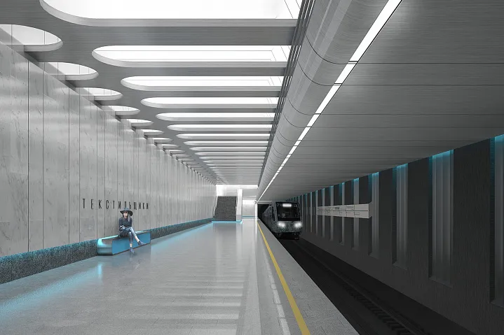 Завершена надвижка главного пролета пересадочного моста на станции «Текстильщики» БКЛ метро