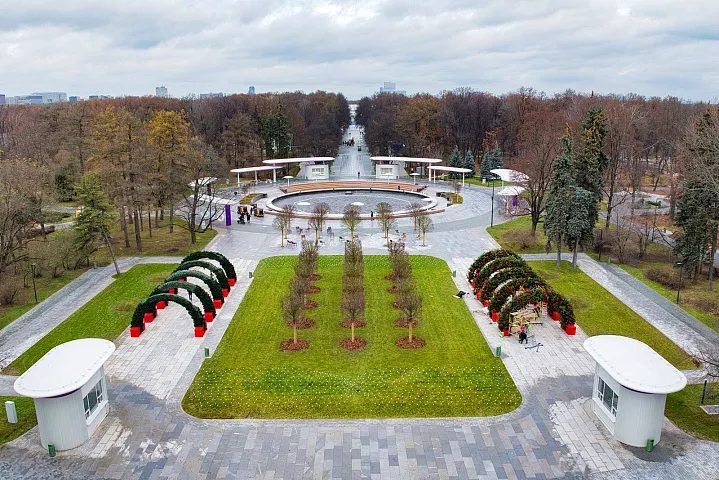 В парке Сокольники завершается второй этап благоустройства