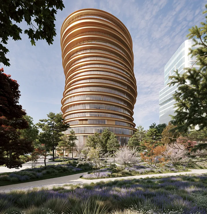 Здание Среднерусского банка Сбербанка в СберСити будет похоже на столбик монет 