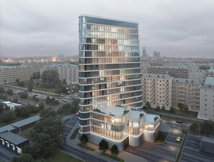 На улице Зорге на месте бывшей АТС построят офисный центр