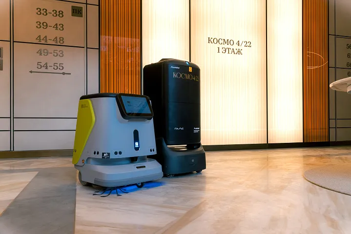 В клубном доме «Космо 4/22»  посылку до квартиры доставит робот
